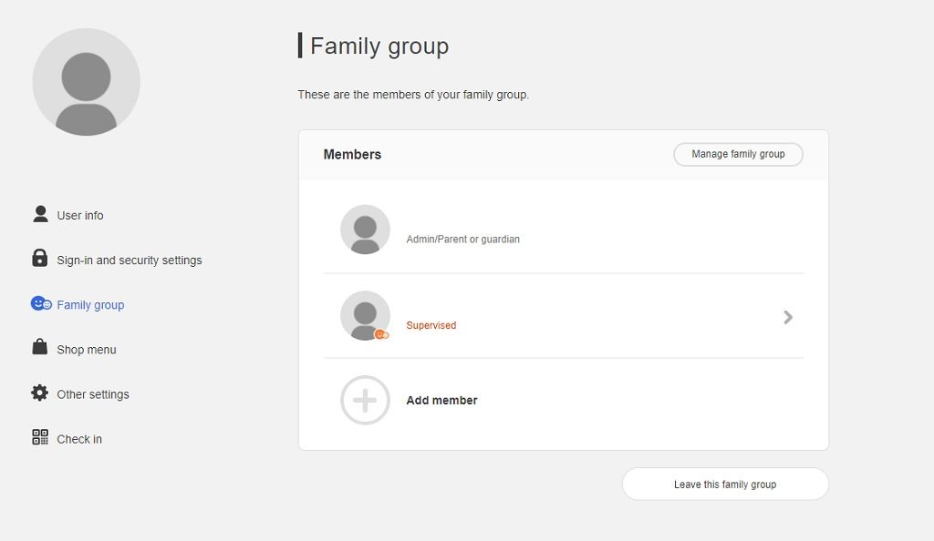 How to create a Nintendo Account Family Group