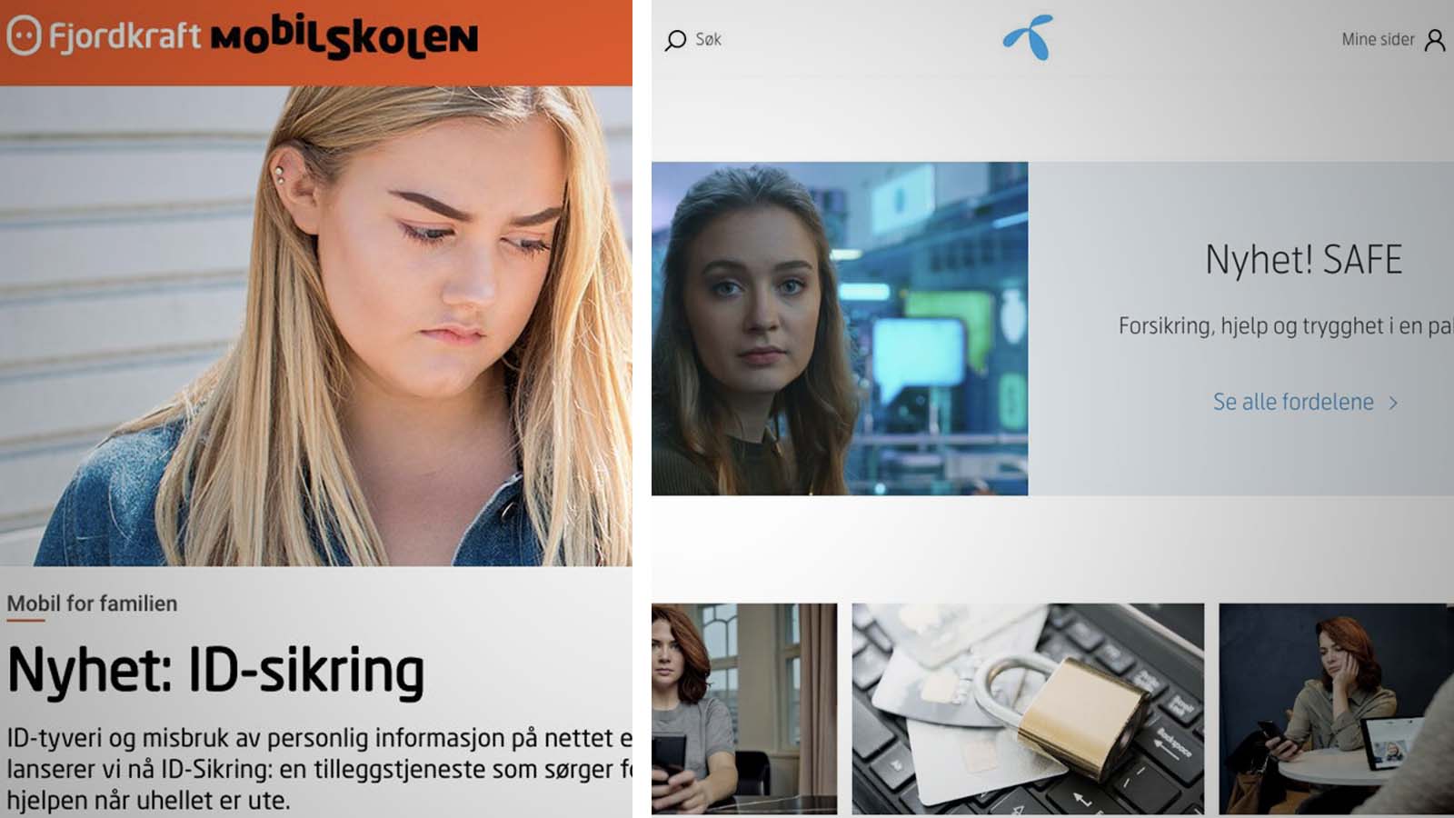 Foto: Sjkermdump av nettsider
