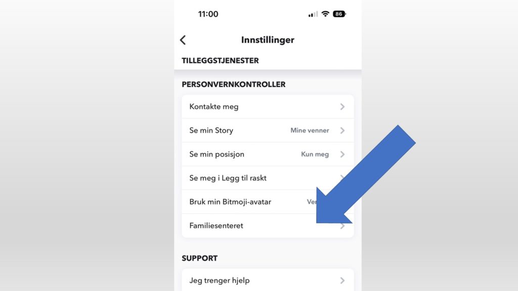 Snapchat har foreldreinnstillinger | Barnevakten