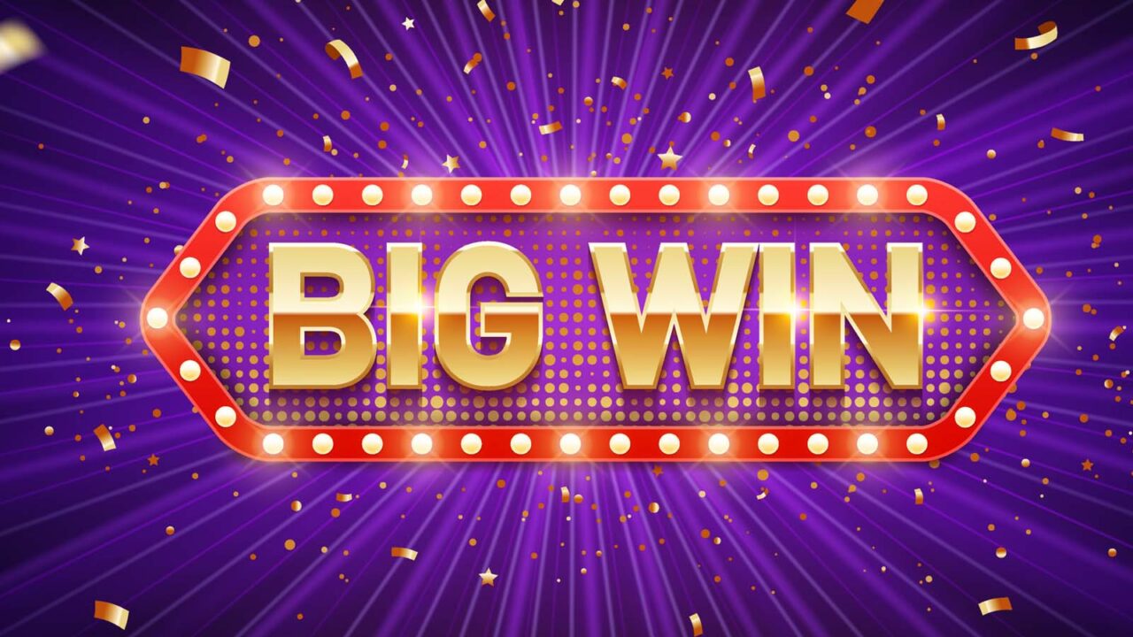 Foto: Shutterstock / alexmstudio. Bildet viser en grafikk som sier "Big win".