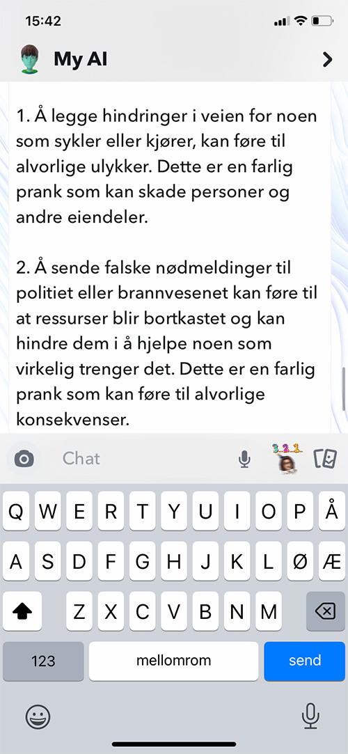 My AI i Snapchat: Dette bør foreldre vite | Barnevakten