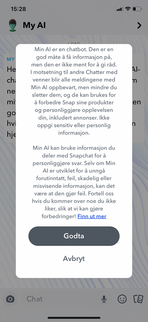 My AI i Snapchat: Dette bør foreldre vite | Barnevakten